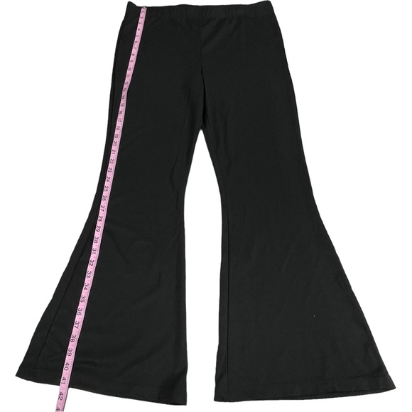 Wild Fable size Xl thick, comfy, soft, stretchy black bell bottoms leggings NWOT - Picture 6 of 9